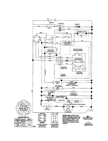 Diagram-Schematic(Tractor) parts for Husqvarna Front-Engine Lawn Tractor YTH2348-917287560 from AppliancePartsPros.com