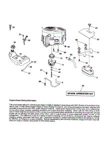 Engine parts for Husqvarna Front-Engine Lawn Tractor YTH2348-917287561 from AppliancePartsPros.com