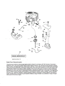 Engine parts for Husqvarna Front-Engine Lawn Tractor YTH24V48-96043018200 from AppliancePartsPros.com