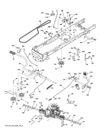 Drive parts for Husqvarna Front-Engine Lawn Tractor YTH24V54-96043025900 from AppliancePartsPros.com