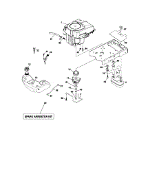 Engine parts for Husqvarna Front-Engine Lawn Tractor YTS4500 from AppliancePartsPros.com