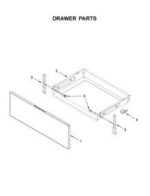 Drawer Parts parts for Whirlpool Electric Range YWEE510S0FV2 from AppliancePartsPros.com