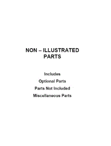 Optional Parts (Not Included) parts for Whirlpool Electric Range YWEE745H0FS2 from AppliancePartsPros.com