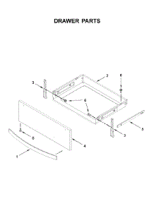 Drawer Parts parts for Whirlpool Electric Range YWEE750H0HZ1 from AppliancePartsPros.com