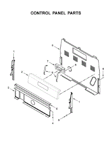 Control Panel Parts parts for Whirlpool Electric Range YWFE520S0FS2 from AppliancePartsPros.com