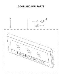 Door And Wifi Parts parts for Whirlpool Microwave/Hood Combo YWMH78019HZ3 from AppliancePartsPros.com