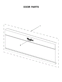 Door Parts parts for Whirlpool Microwave/Hood Combo YWML55011HS7 from AppliancePartsPros.com