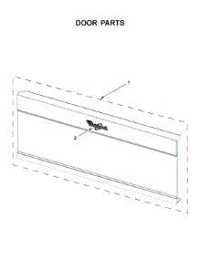 Door Parts parts for Whirlpool Microwave/Hood Combo YWML75011HB10 from AppliancePartsPros.com