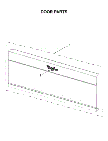 Door Parts parts for Whirlpool Microwave/Hood Combo YWML75011HZ5 from AppliancePartsPros.com