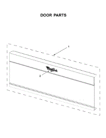 Door Parts parts for Whirlpool Microwave/Hood Combo YWML75011HZ8 from AppliancePartsPros.com