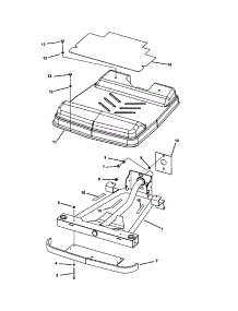 Front Frame / Cover-Series 2 parts for Snapper Rear-Engine Riding Mower YZ13331BE from AppliancePartsPros.com