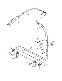 Brake / Clutch Lever parts for Snapper Rear-Engine Riding Mower YZ13331BE from AppliancePartsPros.com