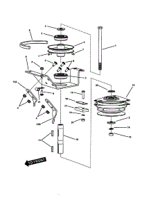 Clutch parts for Snapper Rear-Engine Riding Mower YZ13381BE from AppliancePartsPros.com