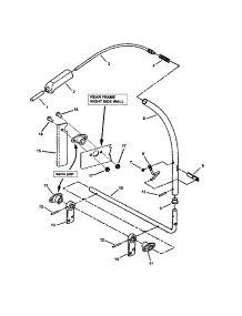 Brake / Clutch Lever parts for Snapper Rear-Engine Riding Mower YZ145333BVE from AppliancePartsPros.com