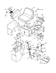 Joystick / Operator's Seat parts for Snapper Rear-Engine Riding Mower YZ145382BVE from AppliancePartsPros.com