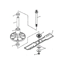 38" Spindle-Series 1 parts for Snapper Rear-Engine Riding Mower YZ145382BVE from AppliancePartsPros.com