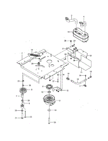 Engine Mounting / Guards / Muffler parts for Husqvarna Rear-Engine Riding Mower Z242F-967271801-00 from AppliancePartsPros.com