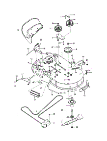 Mower Deck / Cutting Deck parts for Husqvarna Rear-Engine Riding Mower Z242F-967271801-00 from AppliancePartsPros.com