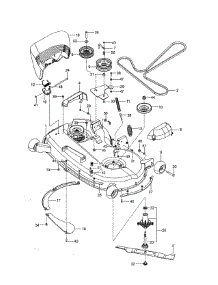 Mower Deck / Cutting Deck parts for Husqvarna Rear-Engine Riding Mower Z246-967271401-00 from AppliancePartsPros.com
