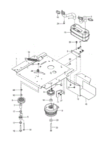Engine Mounting / Guards / Muffler parts for Husqvarna Rear-Engine Riding Mower Z246-967271501-00 from AppliancePartsPros.com