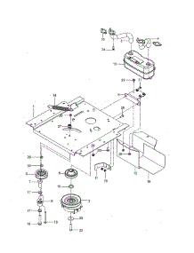Engine Mounting / Guards / Muffler parts for Husqvarna Rear-Engine Riding Mower Z248F-967262401-00 from AppliancePartsPros.com