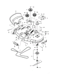 Mower Deck / Cutting Deck parts for Husqvarna Rear-Engine Riding Mower Z248F-967262401-00 from AppliancePartsPros.com