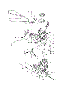 Hydraulic Pump-Motor parts for Husqvarna Riding Mower & Tractor Z248F-96733670100 from AppliancePartsPros.com