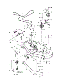 Mower Deck / Cutting Deck parts for Husqvarna Riding Mower & Tractor Z248F-96733670100 from AppliancePartsPros.com