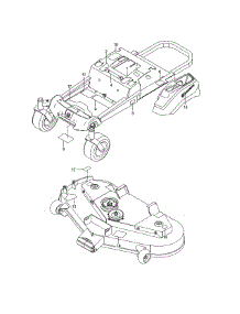 Decals parts for Husqvarna Riding Mower & Tractor Z248F-96733670100 from AppliancePartsPros.com