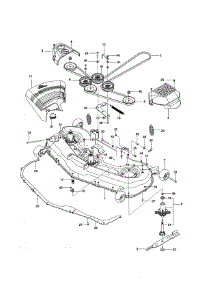 Mower Deck / Cutting Deck parts for Husqvarna Riding Mower & Tractor Z254-28982 from AppliancePartsPros.com