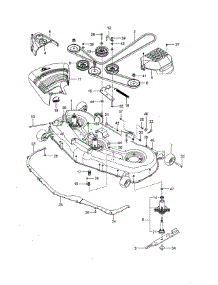 Mower Deck / Cutting Deck parts for Husqvarna Rear-Engine Riding Mower Z254-967324101-00 from AppliancePartsPros.com