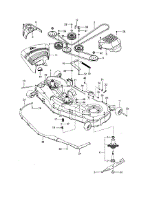 Mower Deck / Cutting Deck parts for Husqvarna Rear-Engine Riding Mower Z254-967638501-00 from AppliancePartsPros.com