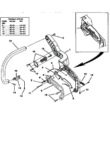 Handles parts for Homelite Gas Chainsaw Z3850-18 INCH from AppliancePartsPros.com