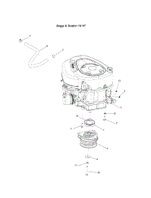 Engine - B&S 19 Hp parts for Husqvarna Rear-Engine Riding Mower Z4219-968999511 from AppliancePartsPros.com