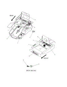Decals parts for Husqvarna Rear-Engine Riding Mower Z4219-968999511 from AppliancePartsPros.com