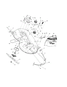 46" Cutting Deck parts for Husqvarna Rear-Engine Riding Mower Z4619BF-968999764 from AppliancePartsPros.com