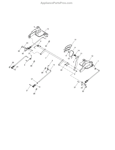 Parts for Husqvarna Z5426-968999508: Mower Lift / Deck Lift Parts