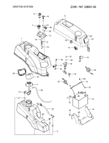 Ignition System parts for Jonsered Rear-Engine Riding Mower Z54R-96732800100 from AppliancePartsPros.com