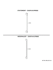 Monogram Customization parts for Ge Wine & Beverage Cooler ZDOD240NDSS from AppliancePartsPros.com