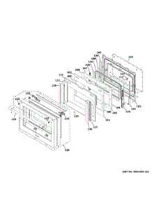 Door Assembly parts for Ge Range ZDP304NT1SS from AppliancePartsPros.com