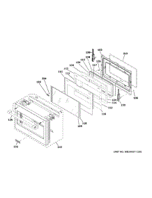Door parts for Ge Range ZDP364NRN1SS from AppliancePartsPros.com
