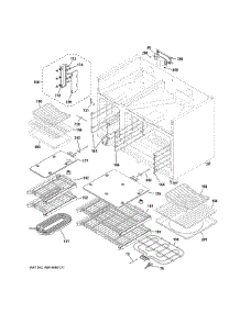 Oven Cavity Parts parts for Ge Range ZDP486NRN1SS from AppliancePartsPros.com
