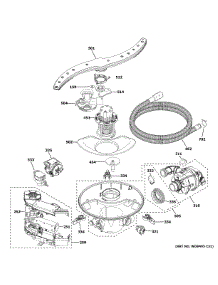 Motor, Sump & Filter Assembly parts for Ge Dishwasher ZDT925SIN6II from AppliancePartsPros.com