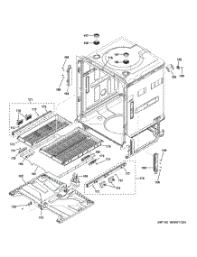 Body Parts (2) parts for Ge Dishwasher ZDT985SSN0SS from AppliancePartsPros.com