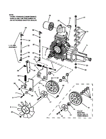 Tandem Hydro Transaxle parts for Snapper Rear-Engine Riding Mower ZF2100DKU from AppliancePartsPros.com