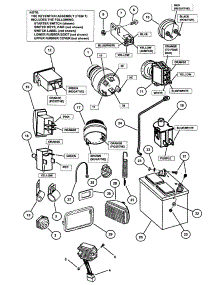 Electrical (Except Wiring) parts for Snapper Rear-Engine Riding Mower ZF2100DKU from AppliancePartsPros.com