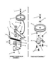 52" / 61" Deck Idler parts for Snapper Rear-Engine Riding Mower ZF2101DKU from AppliancePartsPros.com