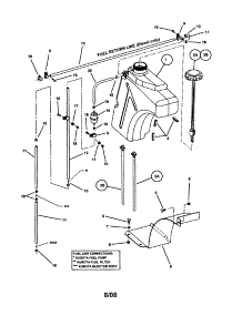 Fuel Tank parts for Snapper Rear-Engine Riding Mower ZF2301GKU from AppliancePartsPros.com