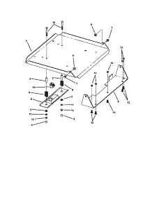 Seat Support parts for Snapper Rear-Engine Riding Mower ZF2301GKU from AppliancePartsPros.com