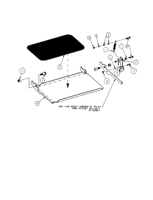 Footrest parts for Snapper Rear-Engine Riding Mower ZF2500K from AppliancePartsPros.com